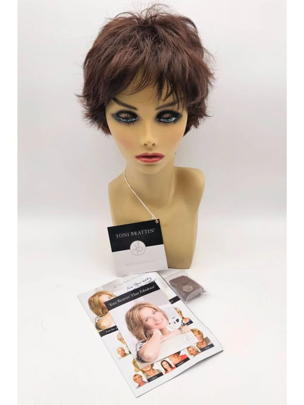 Toni Brattin Synthetic Wig TB 322 Inspiration Plus HF Short Layered Med Brown Ne